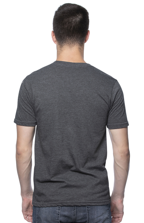 Royal Apparel 17051 Unisex 50/50 Blend Tee - Heather Smoke