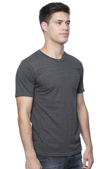 Royal Apparel 17051 Unisex 50/50 Blend Tee - Heather Smoke