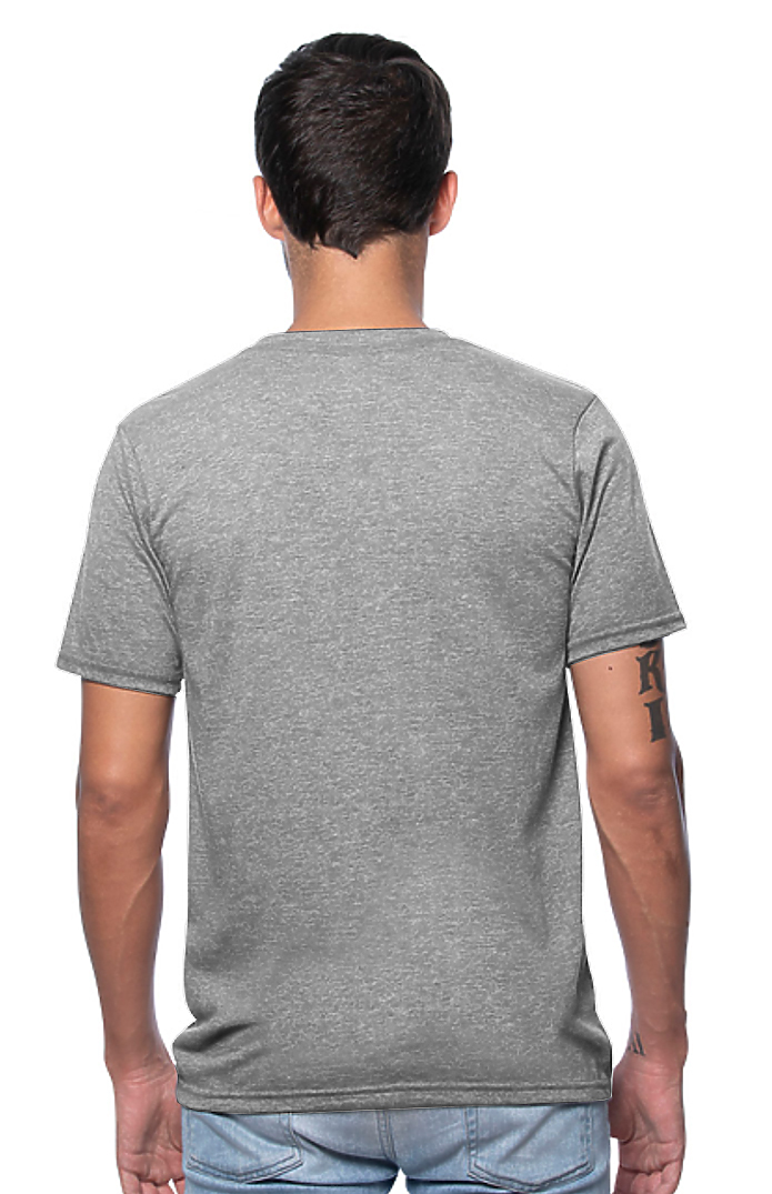 Royal Apparel 17051 Unisex 50/50 Blend Tee - Heather Grey