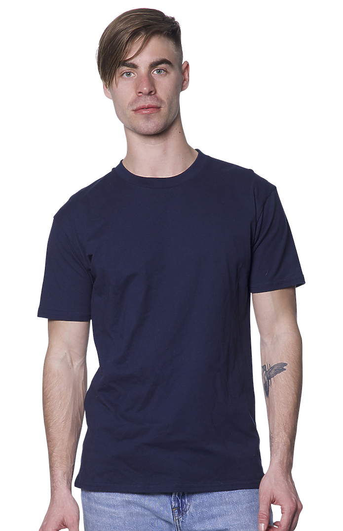 Royal Apparel 17051 Unisex 50/50 Blend Tee - Navy