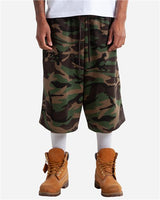 Shaka Wear Unisex Baggy Fleece Shorts - Shaka Wear SHLFBS