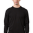 Royal Apparel 17054 Unisex Long Sleeve 50/50 Blend Tee - Black