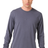 Royal Apparel 17054 Unisex Long Sleeve 50/50 Blend Tee - Graphite