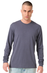 Royal Apparel 17054 Unisex Long Sleeve 50/50 Blend Tee - Graphite