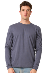 Royal Apparel 17054 Unisex Long Sleeve 50/50 Blend Tee - Graphite