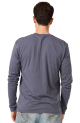 Royal Apparel 17054 Unisex Long Sleeve 50/50 Blend Tee - Graphite