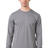 Royal Apparel 17054 Unisex Long Sleeve 50/50 Blend Tee - Nickel