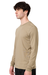 Royal Apparel 17054 Unisex Long Sleeve 50/50 Blend Tee - Walnut