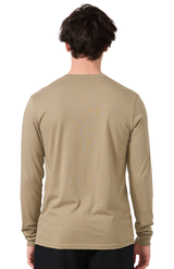 Royal Apparel 17054 Unisex Long Sleeve 50/50 Blend Tee - Walnut