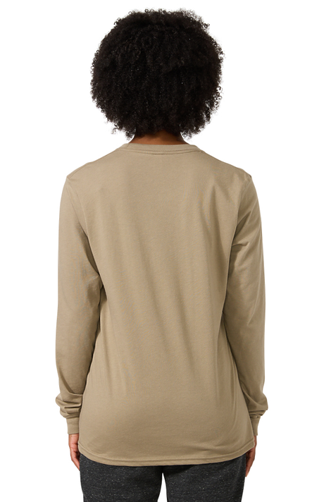 Royal Apparel 17054 Unisex Long Sleeve 50/50 Blend Tee - Walnut