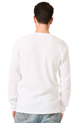 Royal Apparel 17054 Unisex Long Sleeve 50/50 Blend Tee - White