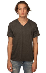 Royal Apparel 17055 Unisex 50/50 Blend V-Neck - Heather Smoke