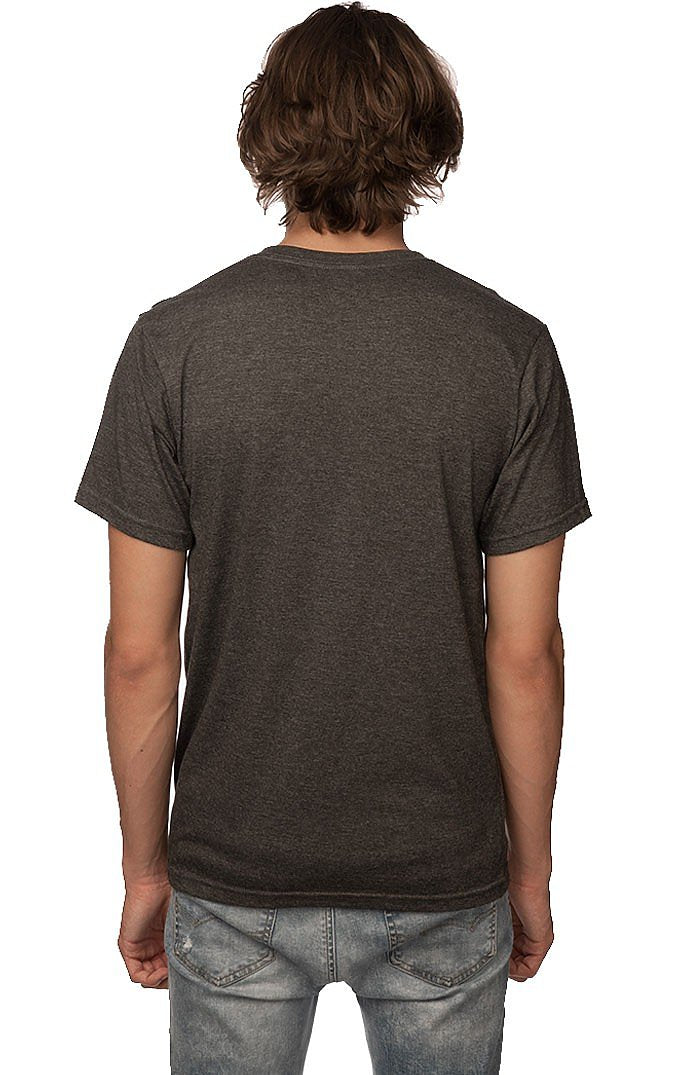 Royal Apparel 17055 Unisex 50/50 Blend V-Neck - Heather Smoke