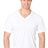 Royal Apparel 17055 Unisex 50/50 Blend V-Neck - White