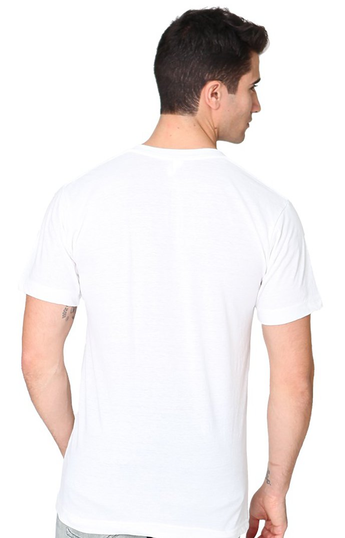 Royal Apparel 17055 Unisex 50/50 Blend V-Neck - White