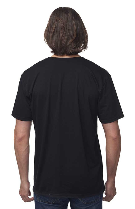 Royal Apparel 17057 Unisex 50/50 Blend Pocket Tee - Black