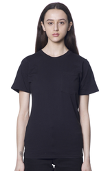 Royal Apparel 17057 Unisex 50/50 Blend Pocket Tee - Black
