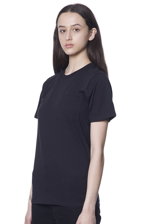 Royal Apparel 17057 Unisex 50/50 Blend Pocket Tee - Black