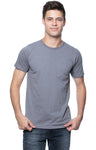 Royal Apparel 17057 Unisex 50/50 Blend Pocket Tee - Heather Charcoal