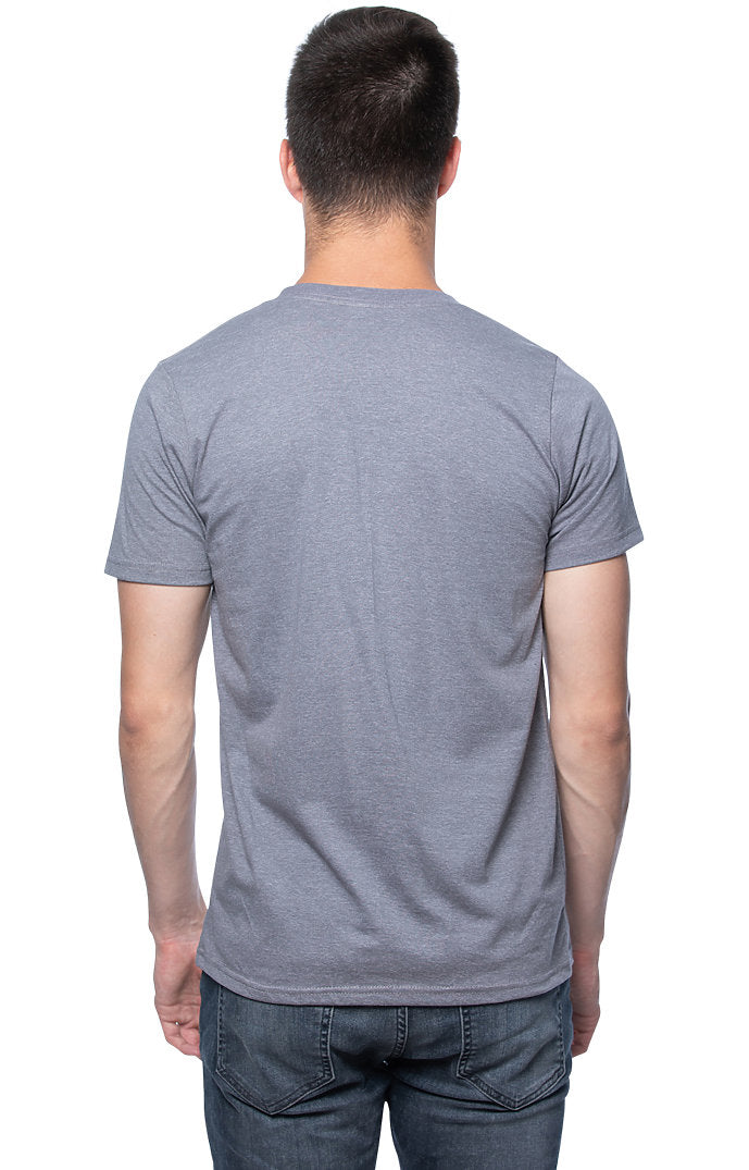 Royal Apparel 17057 Unisex 50/50 Blend Pocket Tee - Heather Charcoal