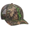 OTTO CAP® Mossy Oak Camouflage Superior Polyester Twill 6 Panel Low Profile Mesh Back Trucker Hat OTTO 171-1292