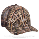 OTTO CAP® Mossy Oak® Camouflage 6 Panel Low Profile Mesh Back Trucker Hat OTTO 171-1292