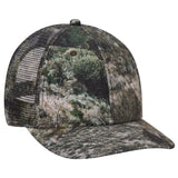 OTTO CAP® Mossy Oak Camouflage Superior Polyester Twill 6 Panel Low Profile Mesh Back Trucker Hat OTTO 171-1292