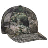 OTTO CAP® Mossy Oak Camouflage Superior Polyester Twill 6 Panel Low Profile Mesh Back Trucker Hat OTTO 171-1292