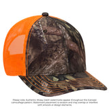 OTTO CAP® Mossy Oak® Camouflage 6 Panel Low Profile Mesh Back Trucker Hat OTTO 171-1293