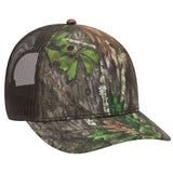 OTTO CAP® Mossy Oak Camouflage 6 Panel Low Profile Mesh Back Trucker Hat OTTO 171-1293