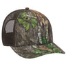 OTTO CAP® Mossy Oak Camouflage 6 Panel Low Profile Mesh Back Trucker Hat OTTO 171-1293