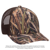 OTTO CAP® Mossy Oak® Camouflage 6 Panel Low Profile Mesh Back Trucker Hat OTTO 171-1293
