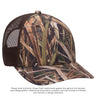 OTTO CAP® Mossy Oak® Camouflage 6 Panel Low Profile Mesh Back Trucker Hat OTTO 171-1293
