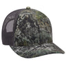 OTTO CAP® Mossy Oak Camouflage 6 Panel Low Profile Mesh Back Trucker Hat OTTO 171-1293
