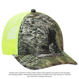 OTTO CAP® Mossy Oak® Camouflage 6 Panel Low Profile Mesh Back Trucker Hat OTTO 171-1293