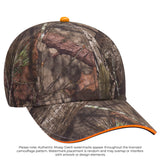 OTTO CAP® Mossy Oak Camouflage Sandwich Visor 6 Panel Low Profile Baseball Cap OTTO 171-1294