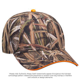 OTTO CAP® Mossy Oak Camouflage Sandwich Visor 6 Panel Low Profile Baseball Cap OTTO 171-1294