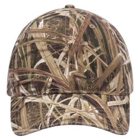 OTTO CAP Mossy Oak Camouflage Garment Washed 6 Panel Low Profile Baseball Cap OTTO 171-1296 Otto Cap MO4 - Shadow Grass Blades OSFM - Adult