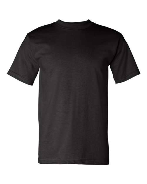 Bayside USA-Made Heavyweight T-Shirt - Black - Bayside 5100 Bayside Black S