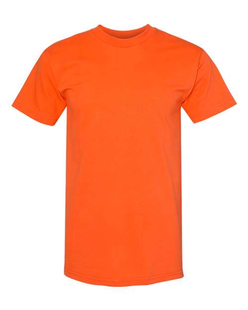 Bayside USA-Made Heavyweight T-Shirt - Orange - Bayside 5100 Bayside Orange S