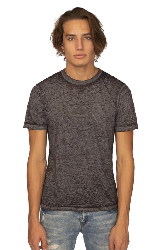 Royal Apparel 17151BO Unisex Burnout Wash Tee - Charcoal