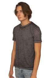 Royal Apparel 17151BO Unisex Burnout Wash Tee - Charcoal