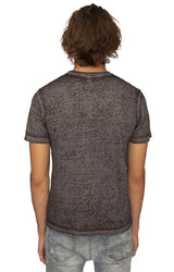 Royal Apparel 17151BO Unisex Burnout Wash Tee - Charcoal
