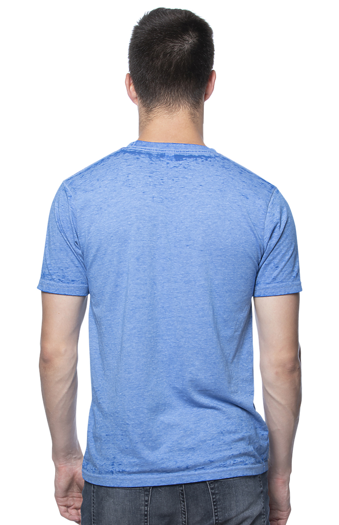 Royal Apparel 17151BO Unisex Burnout Wash Tee - Royal