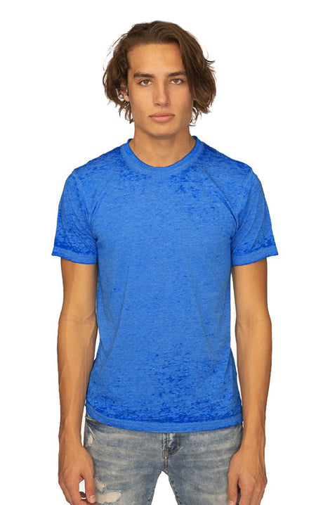 Royal Apparel 17151BO Unisex Burnout Wash Tee - Royal