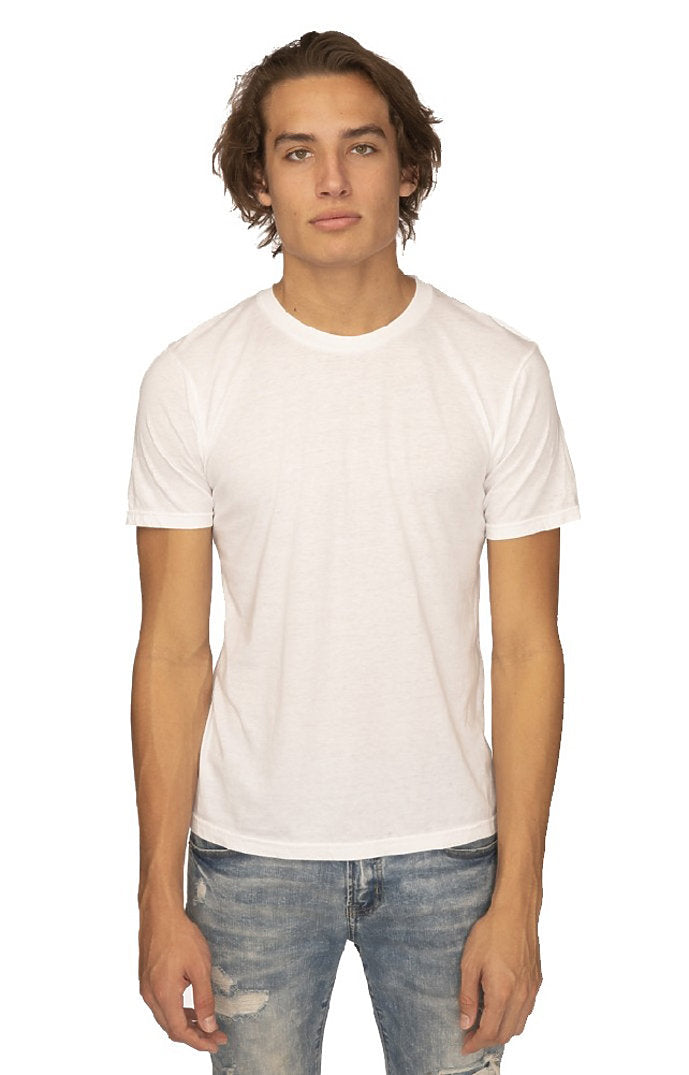 Royal Apparel 17151BO Unisex Burnout Wash Tee - White