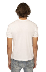 Royal Apparel 17151BO Unisex Burnout Wash Tee - White
