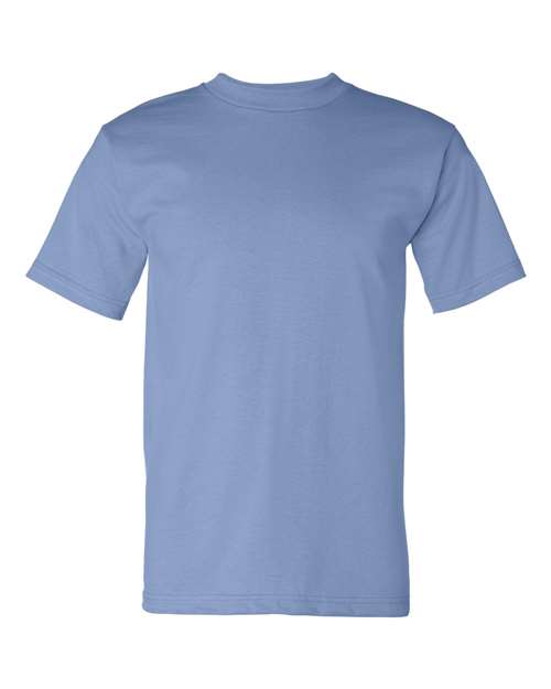 Bayside USA-Made Heavyweight T-Shirt - Carolina Blue - Bayside 5100 Bayside Carolina Blue S