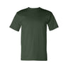 Bayside Unisex USA-Made Heavyweight T-Shirt - Forest Green - Bayside 5100 Bayside Forest Green S