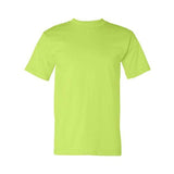Bayside Unisex USA-Made Heavyweight T-Shirt - Lime Green - Bayside 5100 Bayside Lime Green S